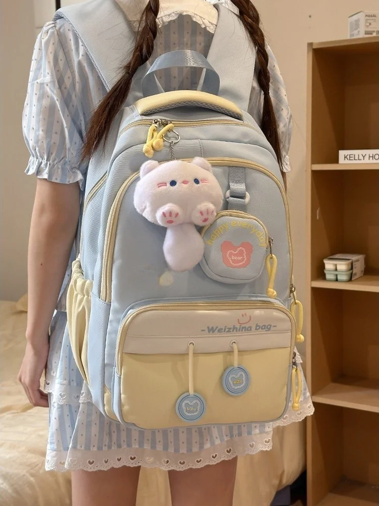 rouje-dsyle-large-capacity-children's-backpack-sweet-school-style-for-elementary-and-middle-school-girls-with-computer-compar