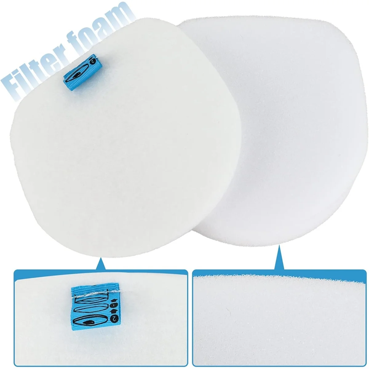 FZFZ 6PCS Kit filtro aspirapolvere per IX140 IX141 IX142 IZ140 Accessori per aspirapolvere Parti di ricambio