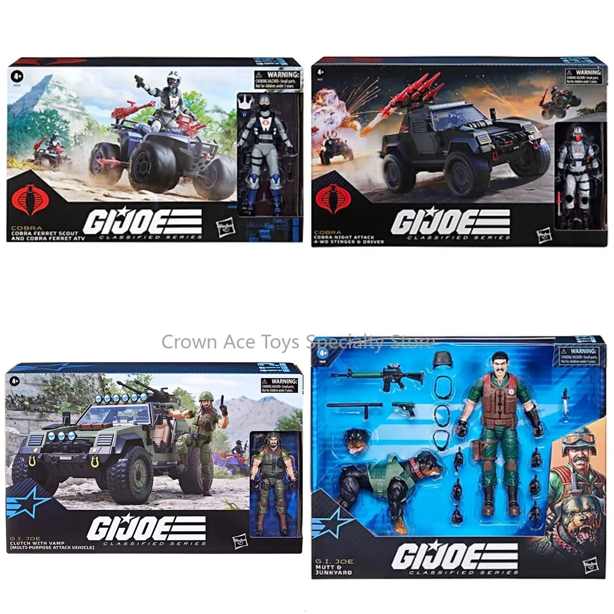 

Hasbro G.I.Joe клатч и VAMP Junkyard с мутным кобром хорьком квадроциклом Коброй ночной атакой 4wd Stinger модные игрушки куклы праздничные подарки