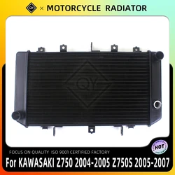 LQYL Motorcycle Aluminum Radiator Cooler Cooling For Kawasaki Z750 2004 2005 2006 04 05 06 Z750S 2005 2006 2007 05 06 07