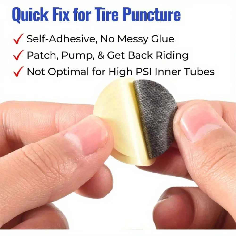 30/20/10PCS Bicycle Glue-free Tire Patches Tool Quick Repairing Tyre Protection Patch Adhesive Quick Drying Bike Accessories - view 4