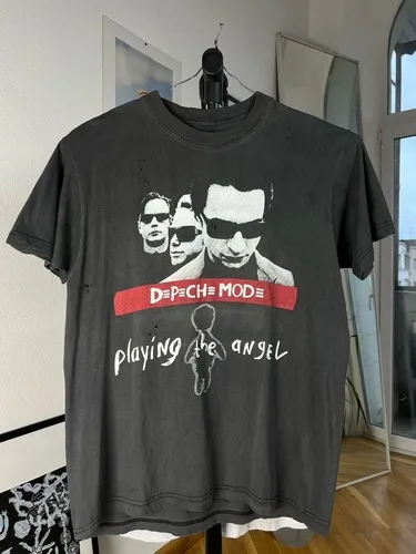 

Классическая винтажная базовая черная футболка унисекс Depeche Mode 1993, хлопковая летняя уличная одежда унисекс высокого качества в стиле Харадзюку