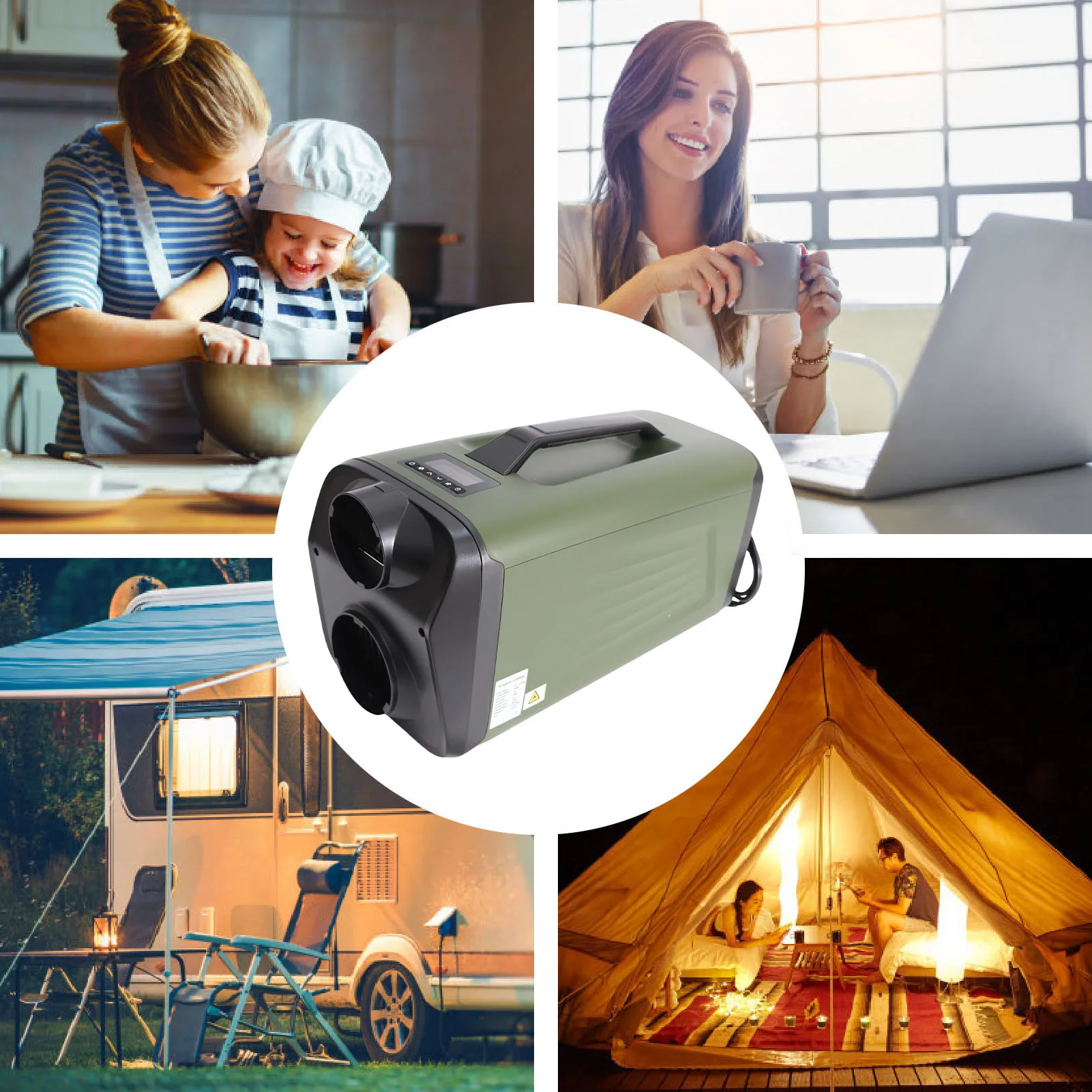 مكيف هواء متنقل مبرد هواء صغير مروحة تبريد شخصية وحدة تيار متردد لتأجير المطبخ RV والنوم والمكتب والتخييم