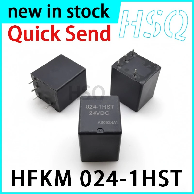 1PCS New HFKM-024-1HST 4-pin 24VDC Automotive Relay