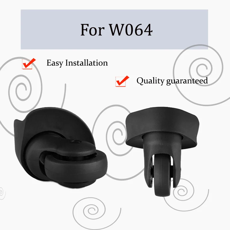 

For W064 Ultra-Smooth Silent Luggage Wheel Replacement - 360° Silent Swivel Wheel Achieve Noise-free Travel Universal Fit