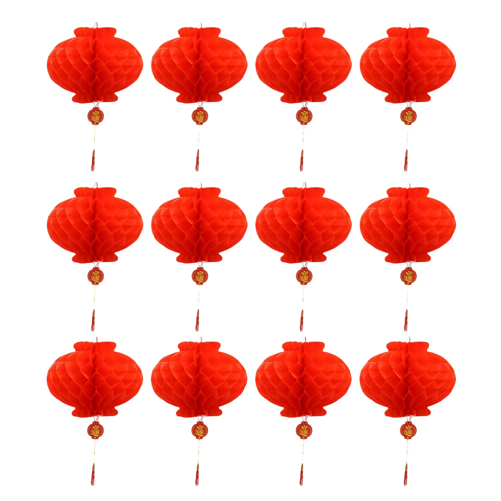 

30 Pcs Jesus Wind Paper Decoration DIY Large Spring Festival Lanterns