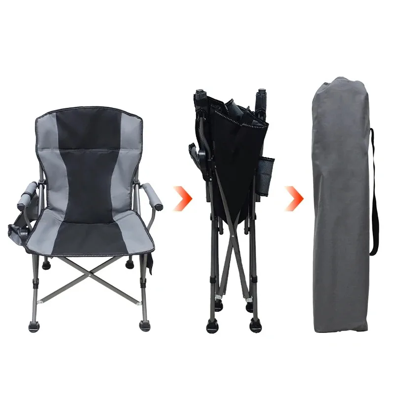Rechargeable Portable Outdoor Camping Heating Folding Chair