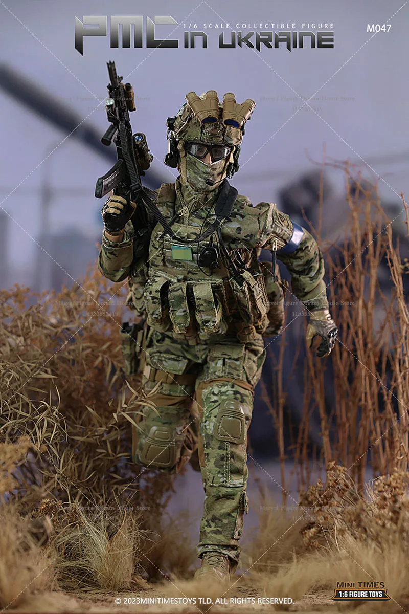 1/6 Scale Active Special Forces Image Camouflage Combat Uniform 12-inch Full Set Action Figure Soldier In Stock MINITIMES M047 - view 3