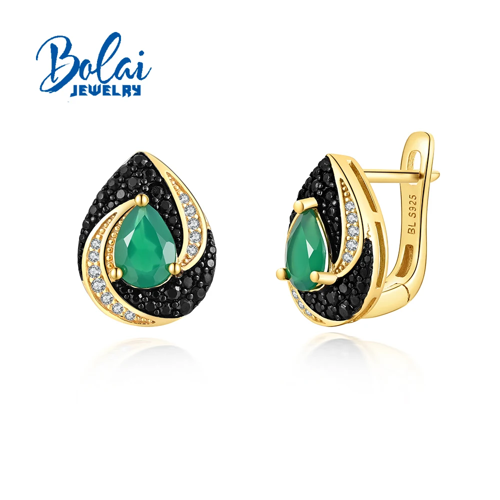 

Винтажный дизайн, серьги с застежкой из стерлингового серебра 925 пробы, натуральный агат, груша, 5*7 мм, настоящие драгоценные камни, изысканные украшения для женщин, банкетные подарки