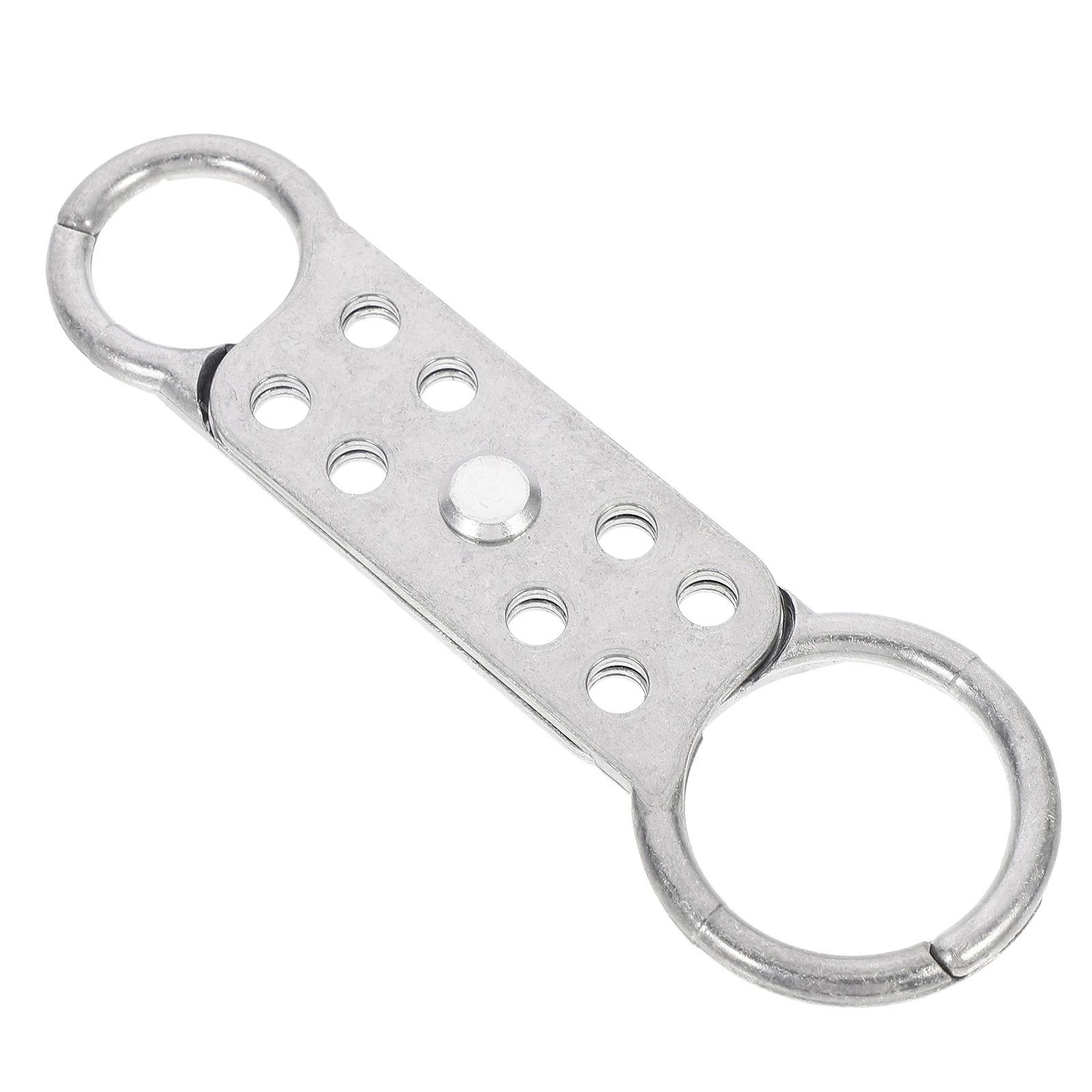 

Aluminum Buckle Lock 8 Holes Hasp Carabiner Tag Out Practical High Quality Small Stable Reliable Multi Purpose