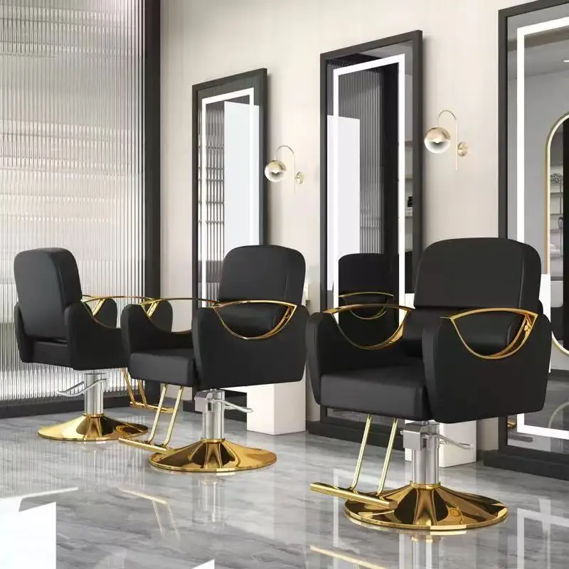 Barber Shop Hairdressing Chair, Lift Chair For Cutting And Dyeing, Hair Salon Chair