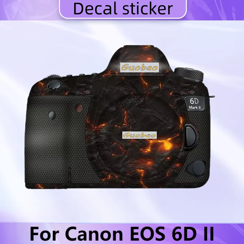 For Canon EOS 6D Mark II Camera Sticker Protective Skin Decal Vinyl Wrap Film Anti-Scratch Protector Coat 6DII 6D2
