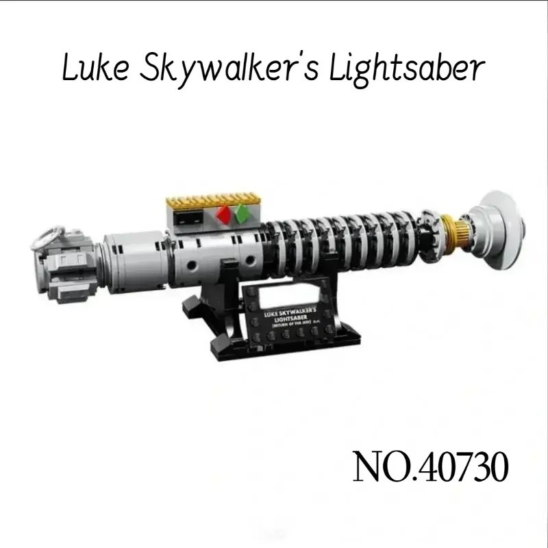 145pcs Moc-40730 Luke Skywalkers Lightsaber Space Wars Bricks Model DIY Set Building Blocks for Kids Toys Adult Gifts