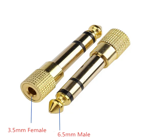 6.5mm male to 3.5mm female audio adapter electronic organ piano amplifier speaker headphone adapter