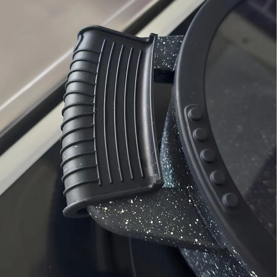 2/4 Stück Hitzebeständige Silikon-Griffabdeckungen Rutschfeste Topfgriffhalter für Ofen Backformen Schutzgriffe Küchenutensilien – Detail 10