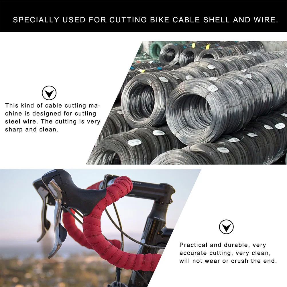 Bike Core Wire Cutting Tool Plastic Handle Anti-Skid Durable Bike Cable Cutter Wire Rope Cutter Repair Tool Shear Line Supplies