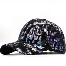 New Unisex Letter Suede Baseball Cap Hip Hop Cap Men's Women's 3D Animal Print Sun Hat Adjustable fishing Cap Gorras