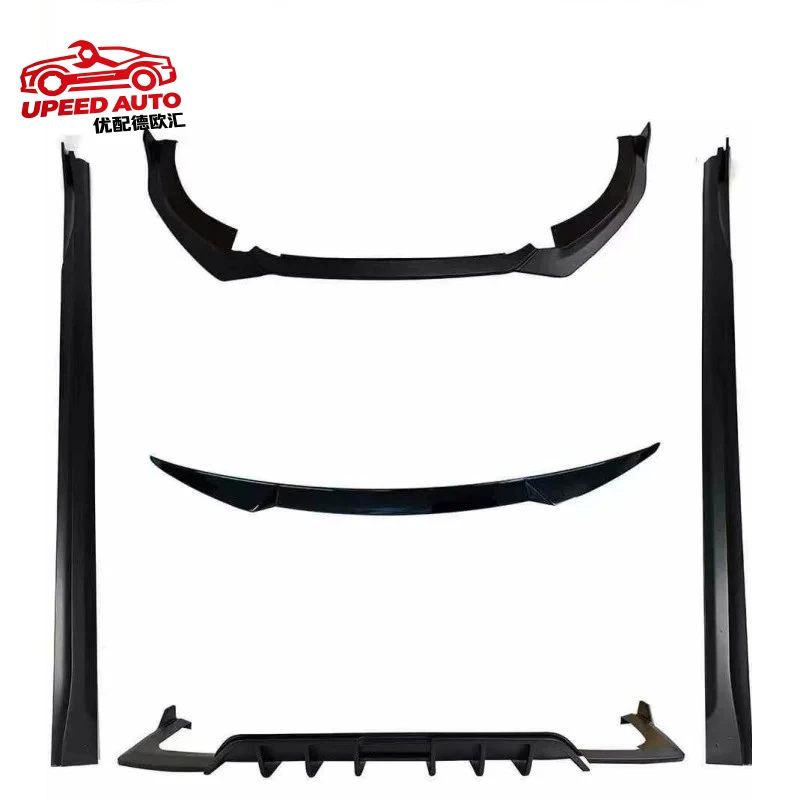 Suitable for Body kit KIA k5 modified Gloss balck Front Lip Rear Spoiler Side Skirt ABS surround Car Accessories