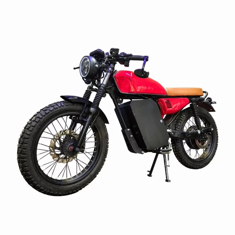 

2025 Newest Canada US 5000W Vintage Style CG Cafe Racer Motorcycle E Bike Electric Citycoco Scooter