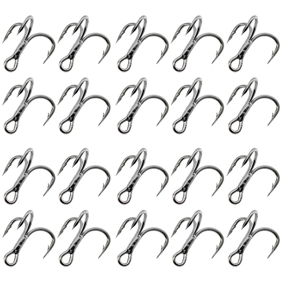 6X Treble Hooks 20P…