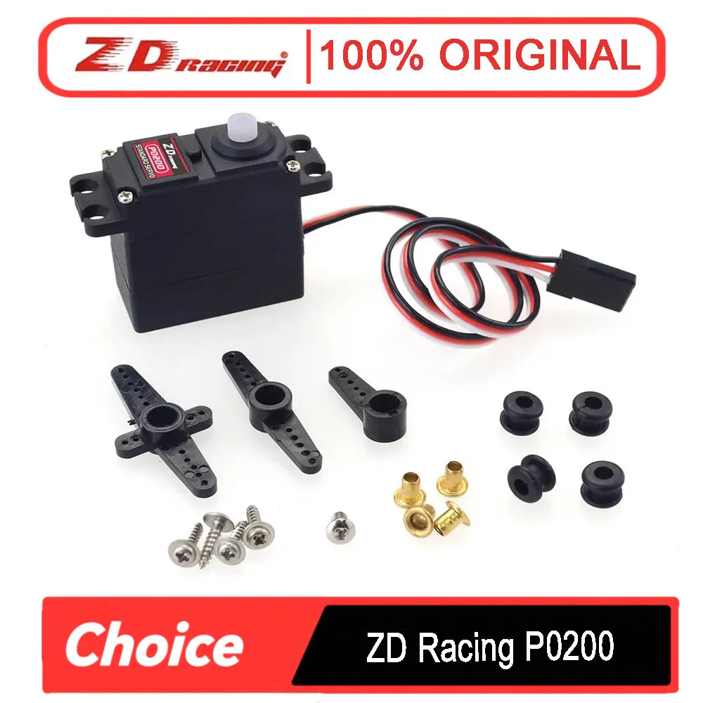 

ZD Racing P0200 20g Plastic Servo (3.5kg Torque, High-Precision Fast Response) for 1/16-1/12 RC Cars, Mini Helicopters & Robots