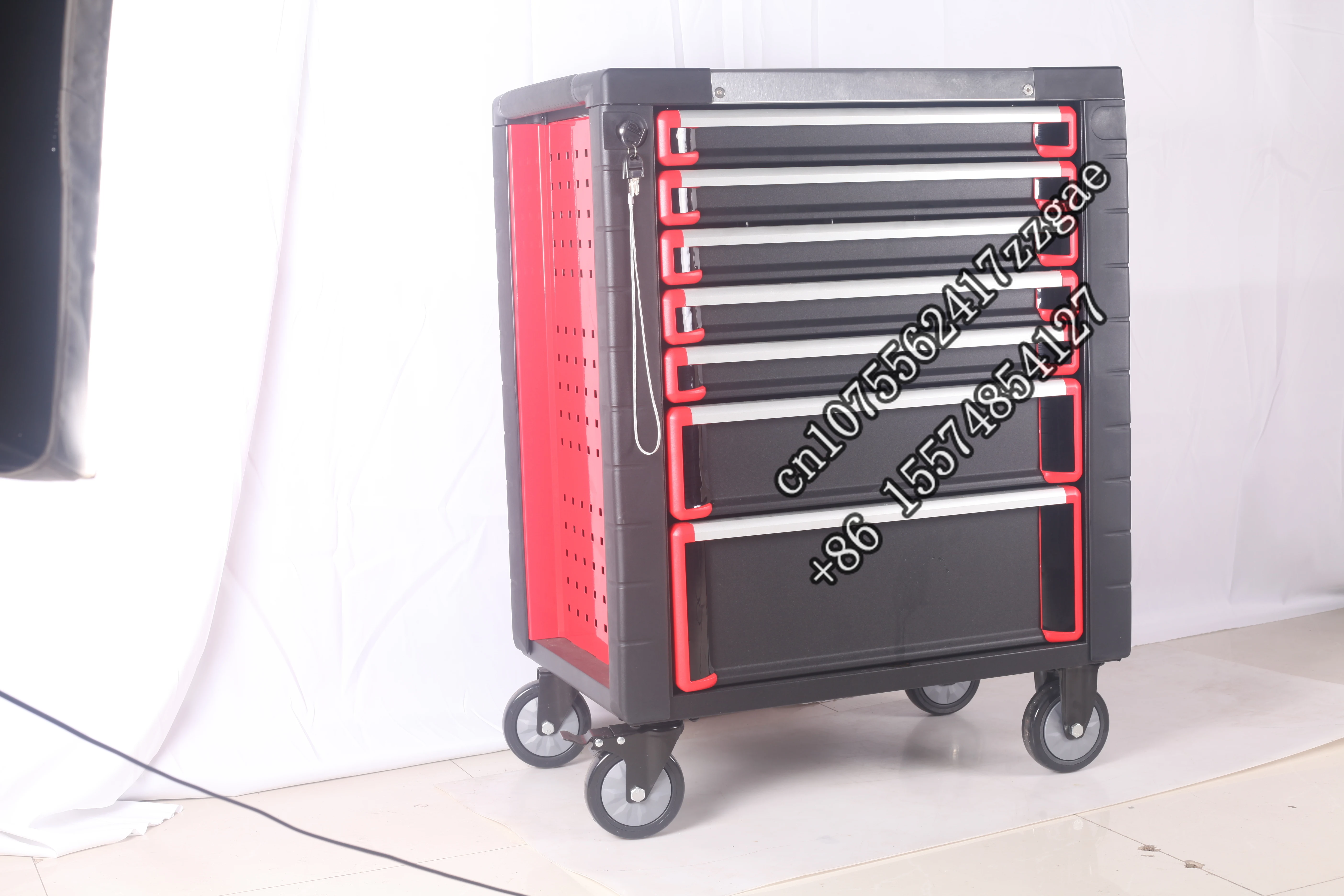 Hot Selling Auto Maintenance Machine Repair Kit 7 Drawer Tool Cart