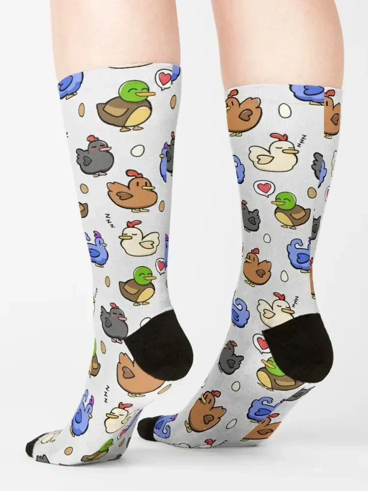 Chickens Socks winter thermal fashionable cute funny gifts Male Socks Women's