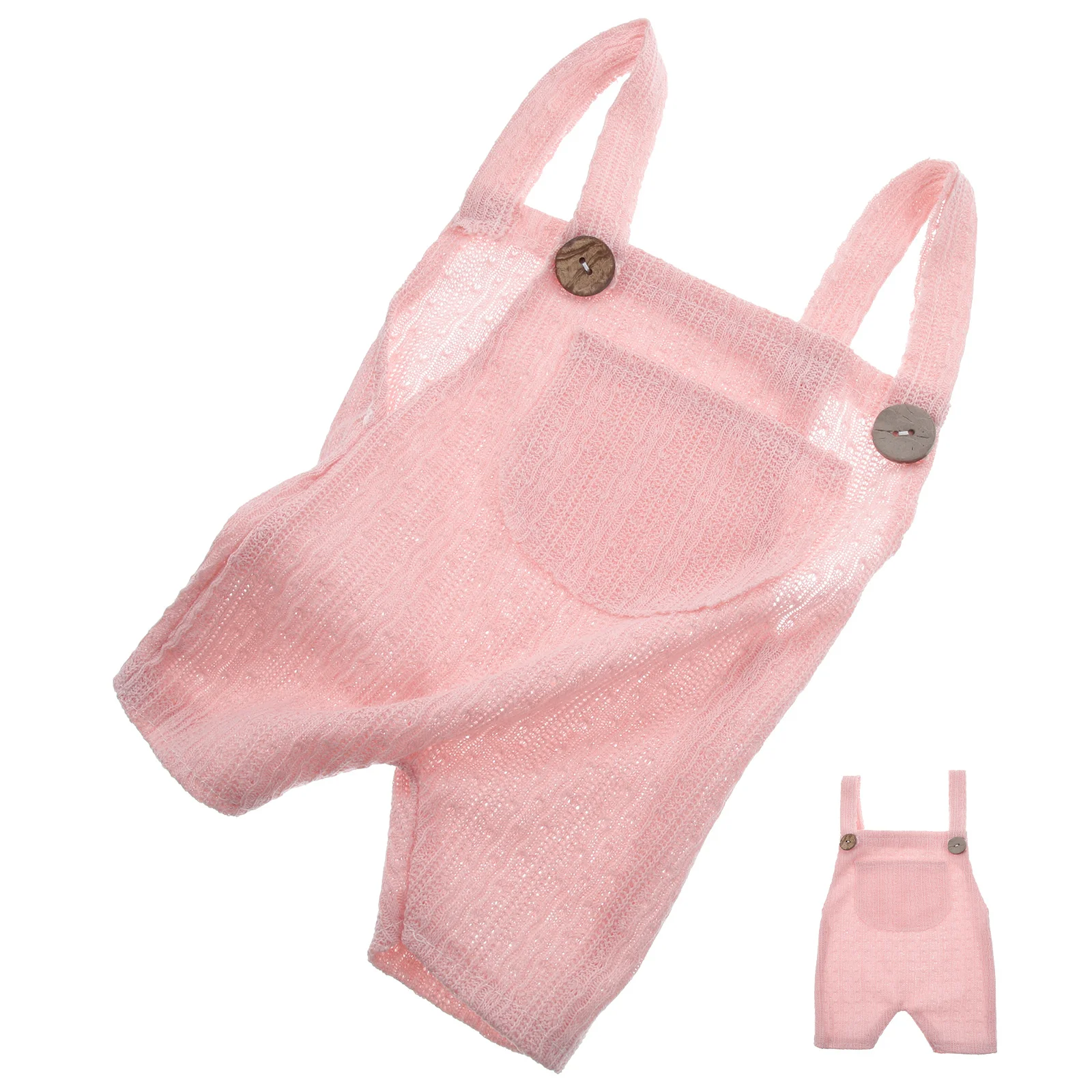 بدلة قفز للأطفال بدون أكمام بحمالات لحديثي الولادة، بدلة مريحة بأزرار، ملابس لالتقاط الصور للأطفال #2