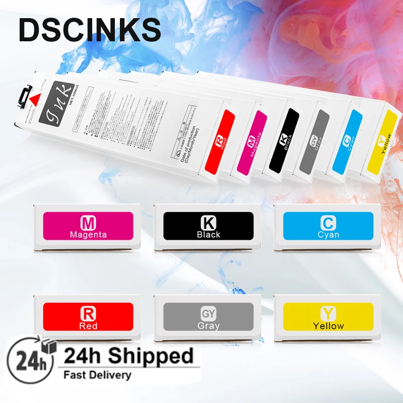 S-7280 7281 7283 7284 7313 Compatible Ink Cartridge For Riso Comcolor GD9630 GD9631 GD7330 printer Compatible Ink Pack 1000ml