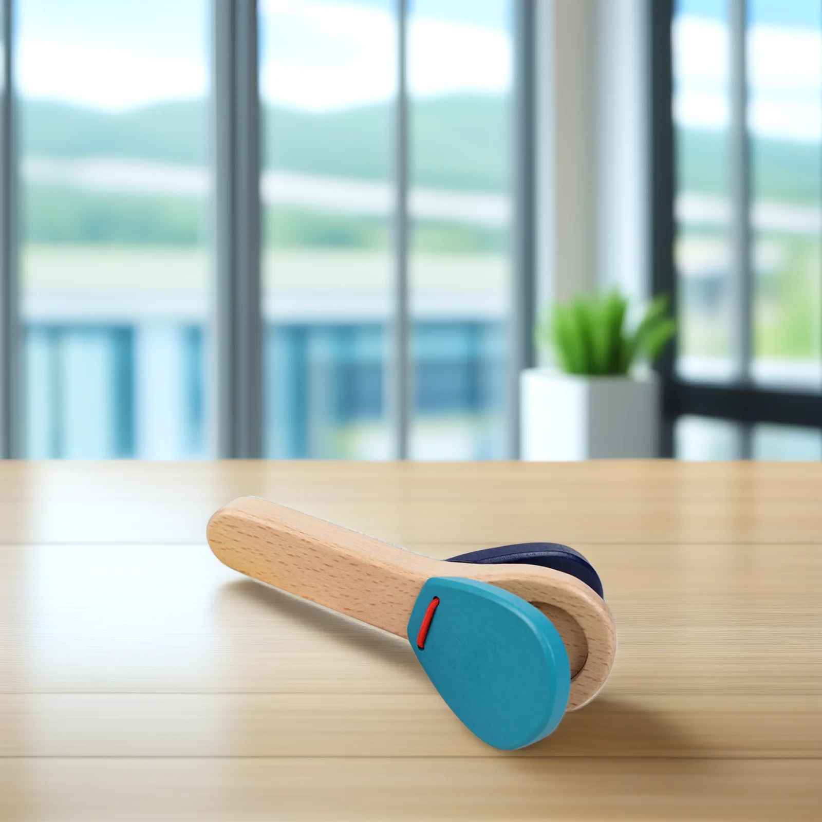 Small Wooden Castanet Clapper Clapping Musical Percussion for Education Early Learning Finger Castanet Musical