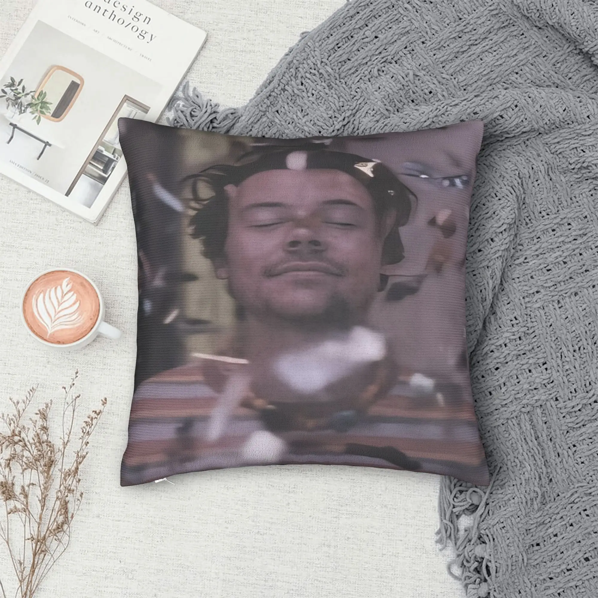 Harrys Styles Kiss All The Time Disco Pillow Case  Soft Pillow Cover For Couch Sofa Bedroom Vintage Pillowcases