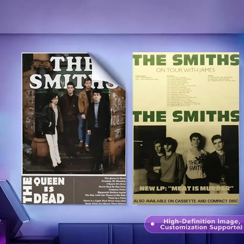 Rock Band The S-Smiths Painting Calligraphy HD Canvas Poster Crease Free Waterproof All Space Wall Decor