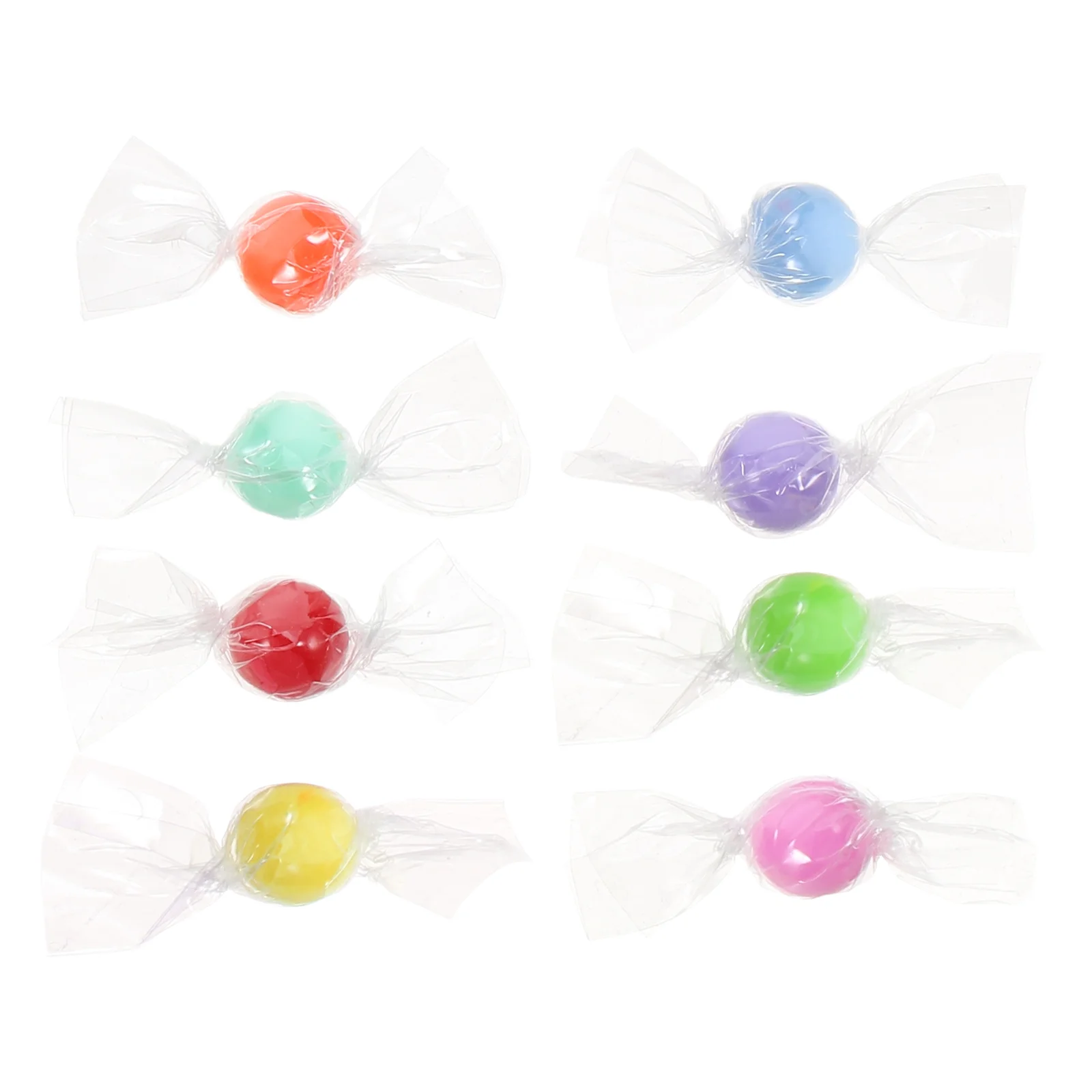 8 Pcs Miniature Model Display Strip Toys Shell Portable Rag Kit House Food Miniatures Dollhouse