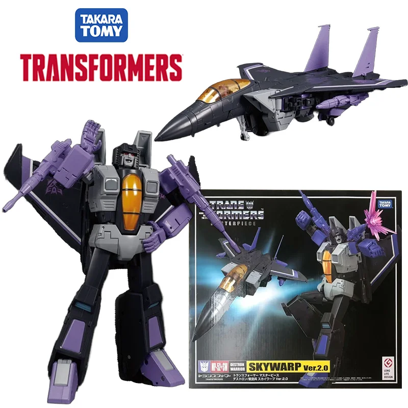 

Takara Tomy Transformers Masterpiece MP-52+Sw Skywarp Ver.2.0 15Cm Anime Original Action Figure Model Toy Gift Collection