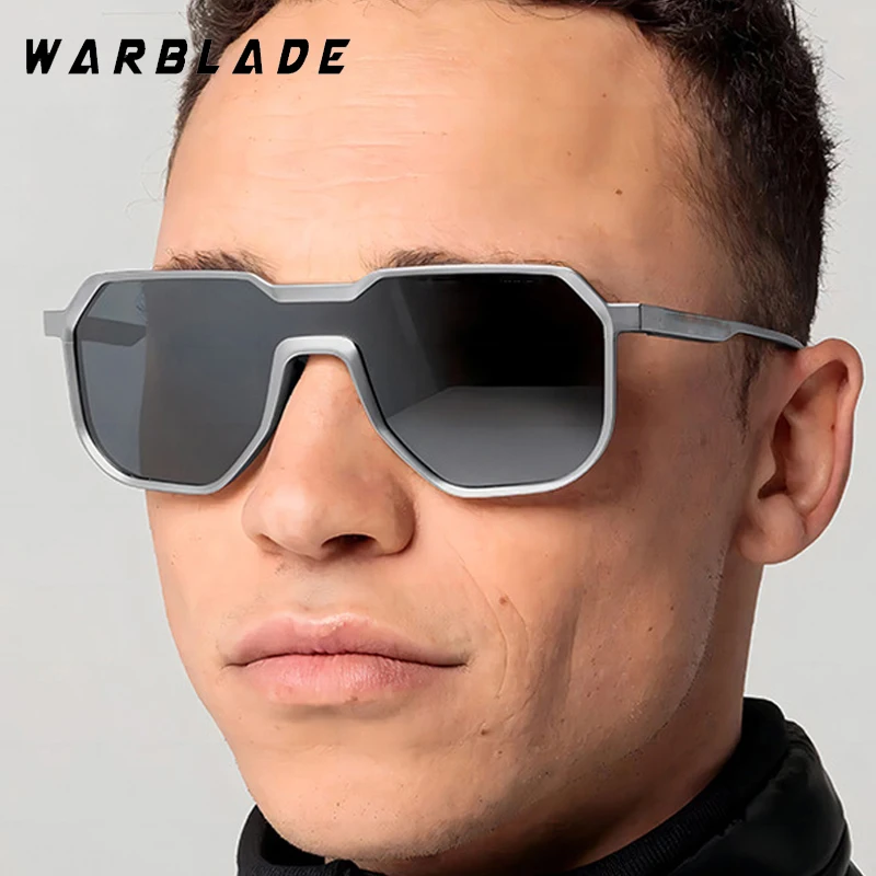 

Punk New Luxury Square Metal Frame Women's Sunglasses One-Piece Designer Brand Fashion Men Sunglass Outdoor Drive Eyewear UV400
