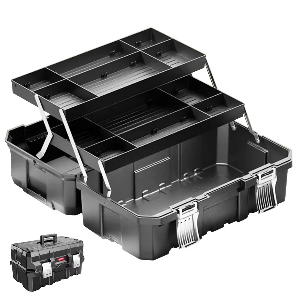 Multi-Layer Folding Tool Box Electrician Tool Organizer Multifunctional Tool Box Home Hardware Accessories Portable Storage Box