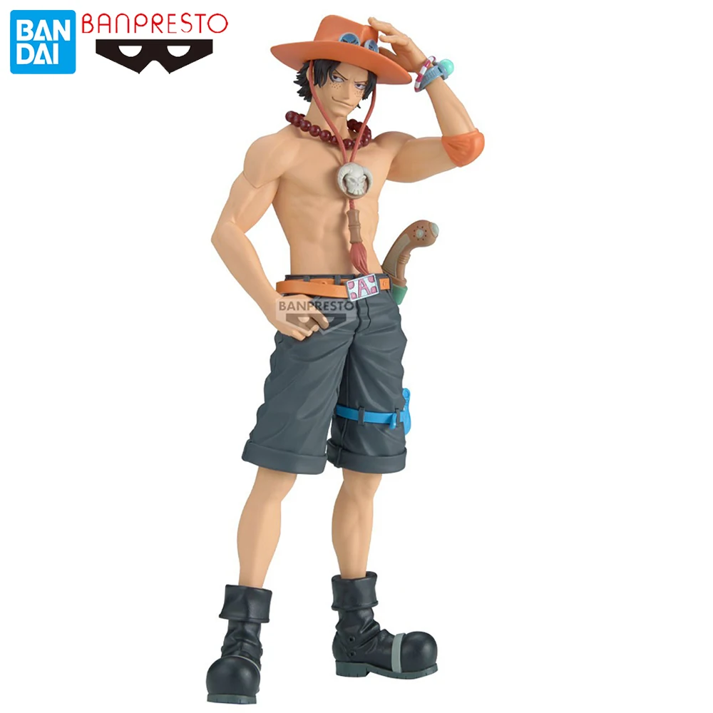 Banpresto One Piece DXF The Grandline Series Special Portgas D. Ace 20cm Anime modelo figura colección juguetes