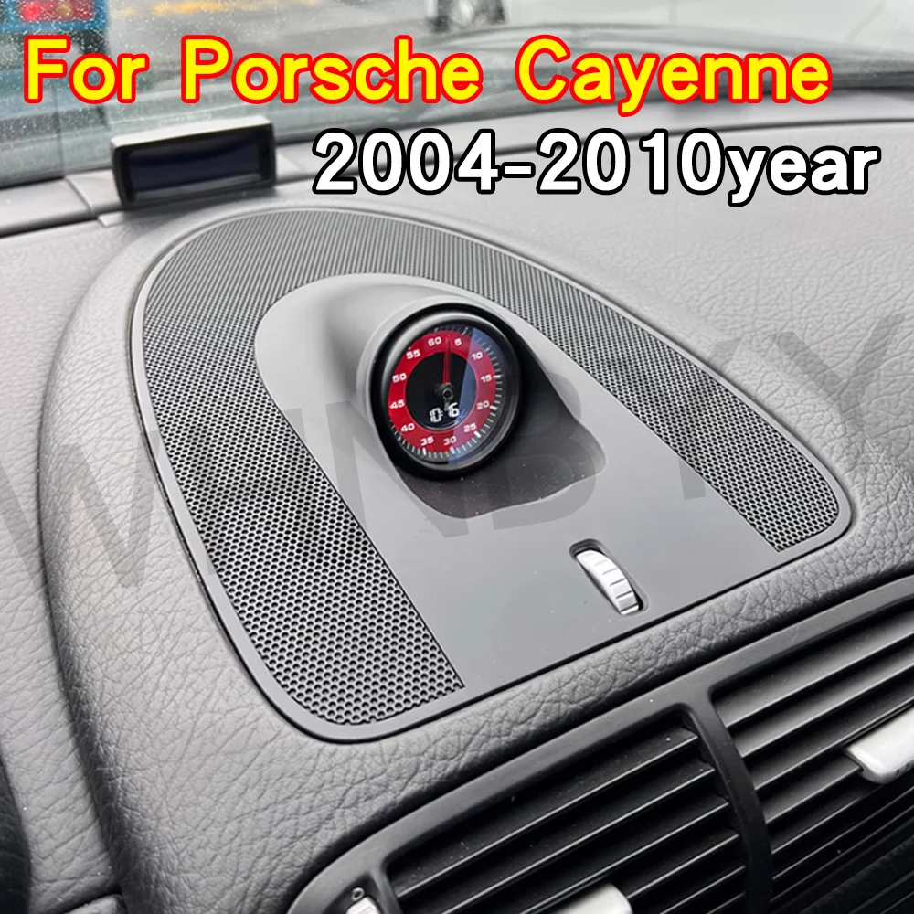 For Porsche Stopwatch 2004-2010 Cayenne 955 Stopwatch Clock Dashboard Modification Compass Instrument Panel Interior Accessories