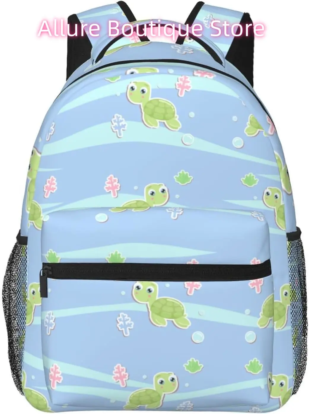 

laptop bag back to school Cartoon Turtles Lightweight Laptop Backpack Lightweight Multipurpose Travel Casual Daypack Unisex Coll