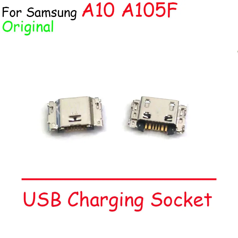 

100PCS Original For Samsung Galaxy A10 A105F M10 2019 A7 2018 A750F A750 J3 2016 USB Charging Connector Plug Dock Socket Port