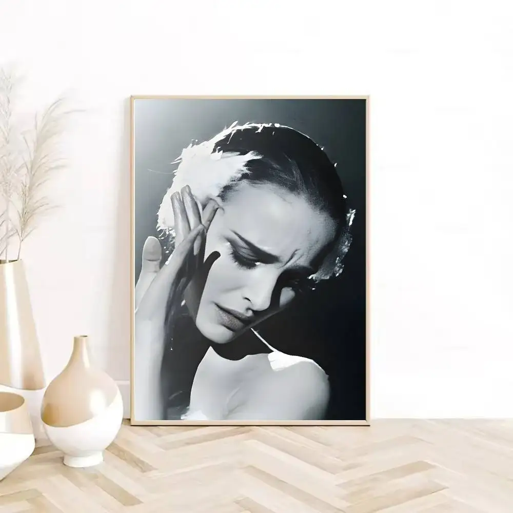 ملصق فيلم B-Black Swans عالي الدقة جدار لاصق مقاوم للماء لغرفة المعيشة المنزلية وغرفة النوم والديكور الجمالي #6