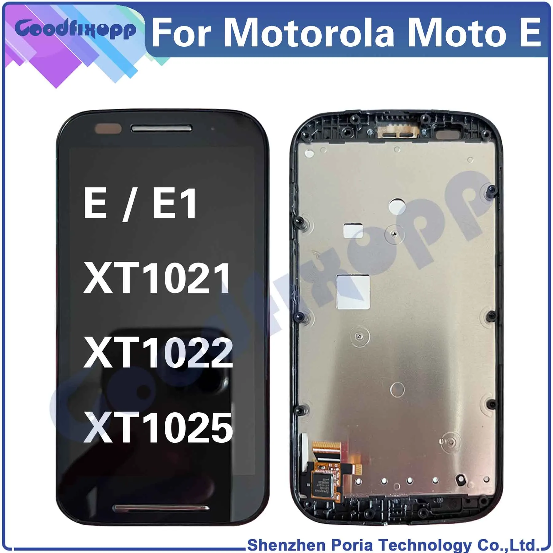 For Motorola Moto E E1 XT1021 XT1022 XT1025 LCD Display Touch Screen Digitizer Assembly Repair Parts Replacement