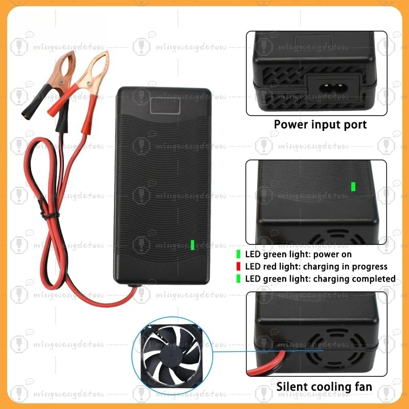 3.65V 10A Lifepo4 Fast Charger 1S 3.2V 3.3V LFP Energy Storage Solar Iron Phosphate RV Battery Cell Smart Charger 3.65 Volt