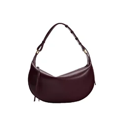 New Dumpling Crescent Armpit Bag for Women Bags Large Capacity Shoulder Bags PU Leather Crossbody Bags Trendy Purs Dumpling