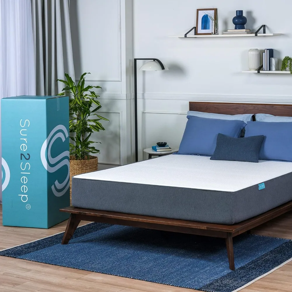 

Monterey Full Size 10-inch Med Firm Mattress. Fiberglass Free. Made in USA. Breathable HyPUR-Gel Sleeps Cool. CertiPUR-US