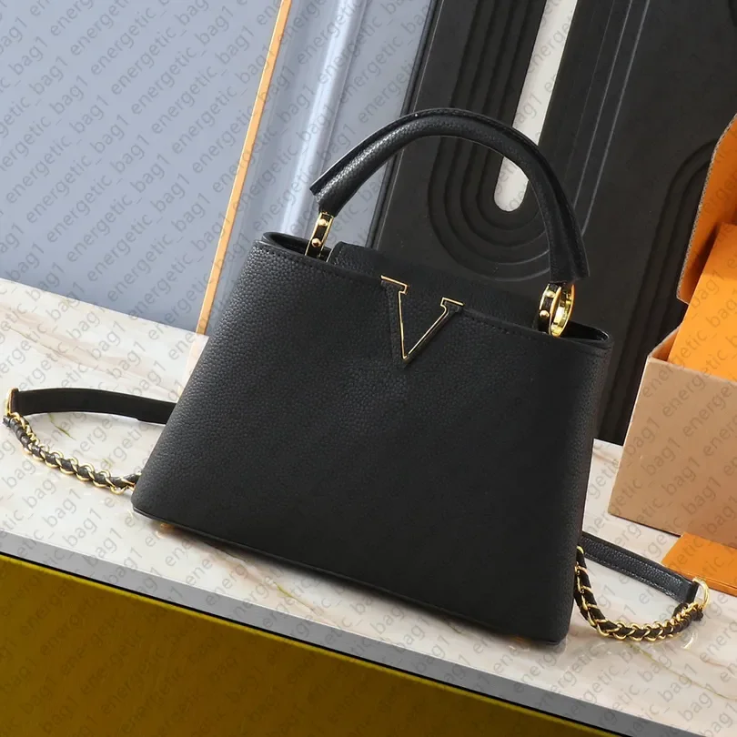 

Fashion designers Handle Women Designer Shoulder Bags Capucines BB Totes Crossbody Bag Aurillon Leather Handbags Woman Mid Size
