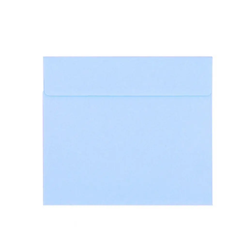 10Pcs/Pack Offset Paper Paper Envelopes Blank Thickening Mini Envelopes Candy Color 105x93mm Colorful Envelopes Wedding