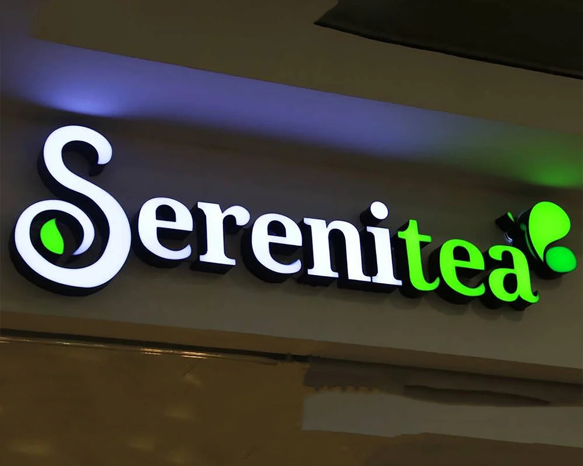 Custom Led Illuminated Backlit Sign Business Logo 3D Metal Letters Channel Storefront Signage For Outdoor indoor Backlit Sign