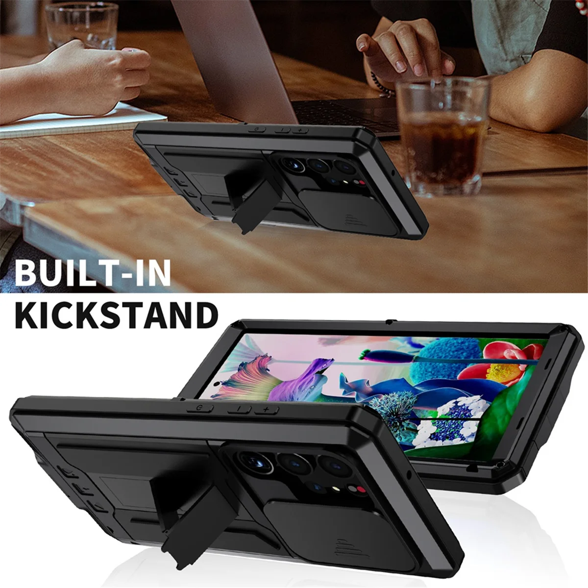 

ABDX-For Samsung Galaxy S24 Ultra Mobile Phone Case Fall-Proof Phone Case Metal Shockproof Protective Case