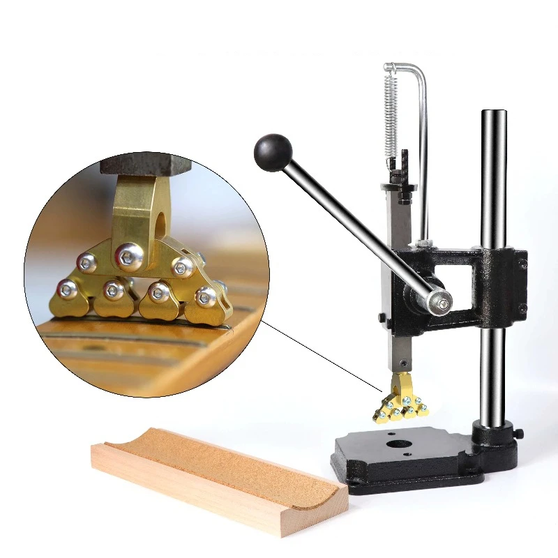 Guitar Fret Press Set Manual Guitar Fret Wire Install Tool Folk/Electric Guitars Make Repair Tools String Instrument Accessories